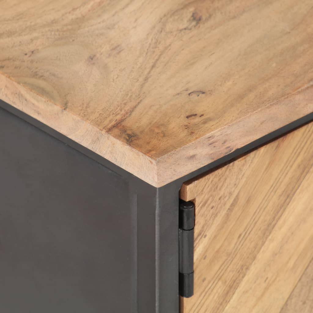 **Modern Acacia Wood Coffee Table 35.4