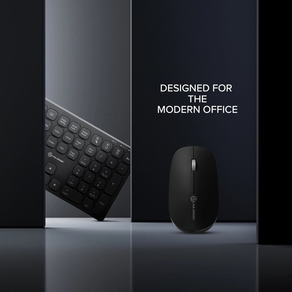 Echelon USB C Rechargeable Wireless Mouse and Keyboard Combo for Windows - Ergonomic Design for Office, Home & Gaming Use