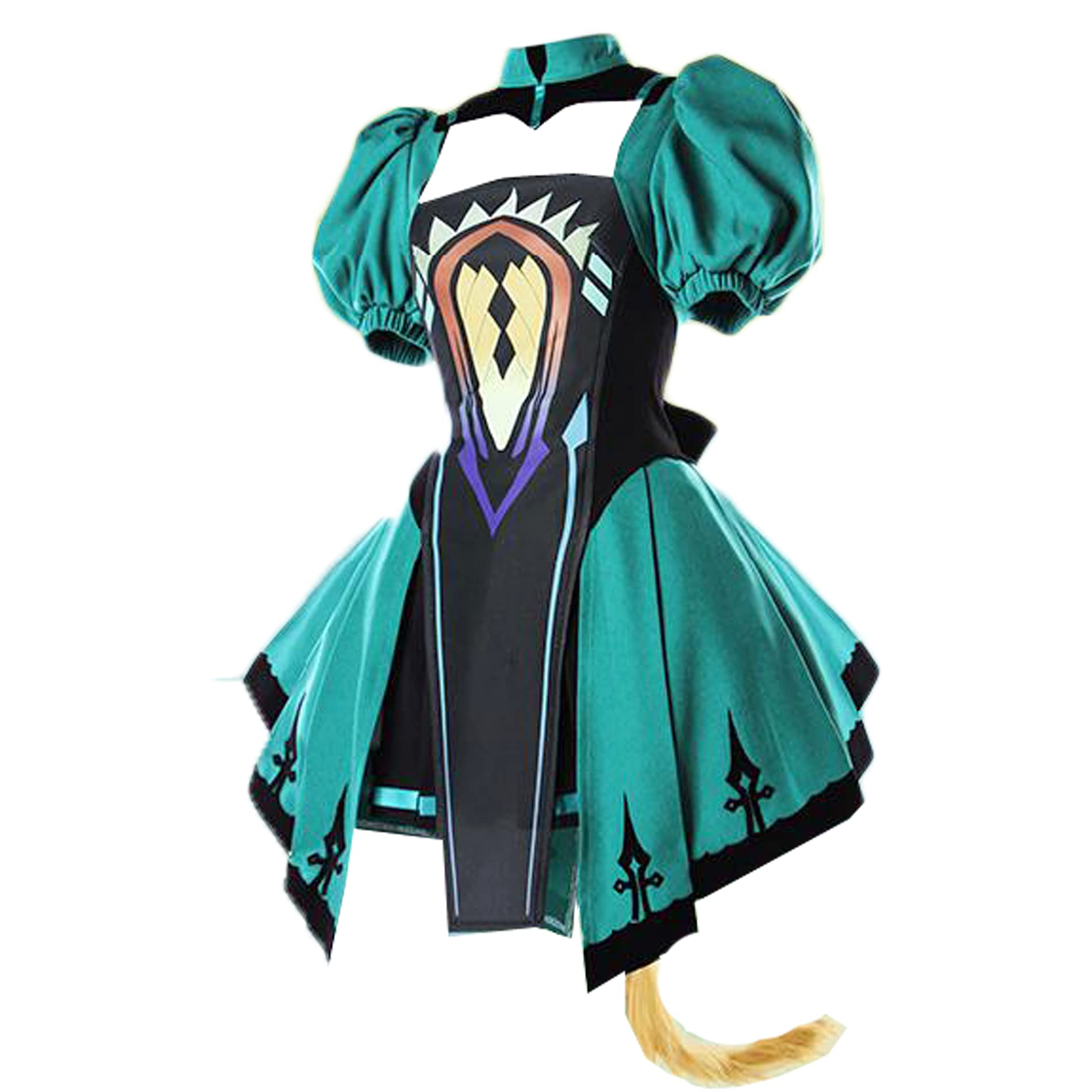 Anime Atalanta Cosplay Costume for Women - Full Outfit with Detachable Tail | Perfect for Halloween, Comic Con & Cosplay Events