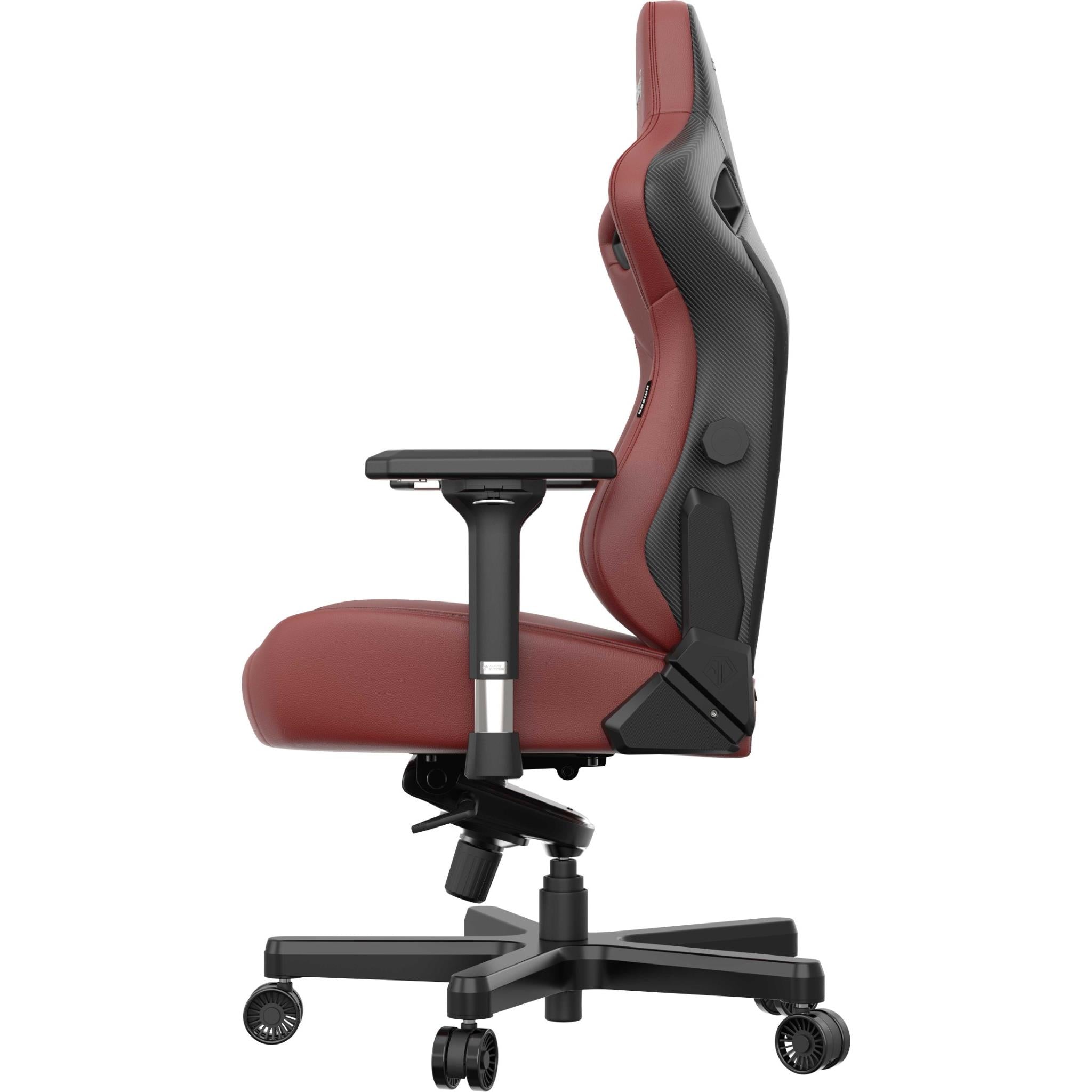 Anda Seat Kaiser 3 Series XL Premium Ergonomic Gaming Chair - Maroon Red for PC, Console & Office Use - Heavy Duty Racing Style with Lumbar Support