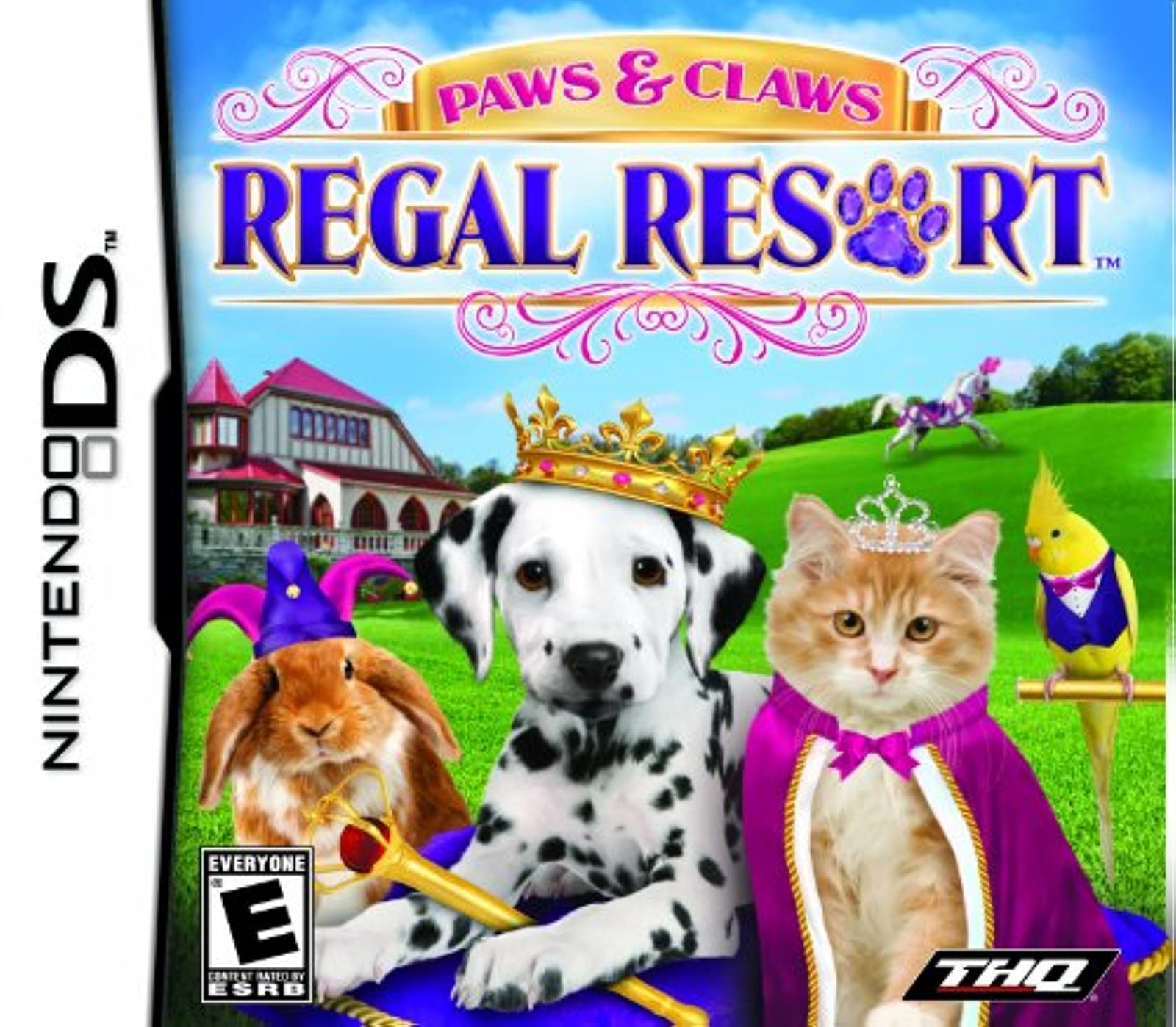 Paws And Claws Regal Resort - Nintendo DS Game - Virtual Pet Care & Animal Simulation for Kids - Perfect for Family Game Night & Travel Entertainment