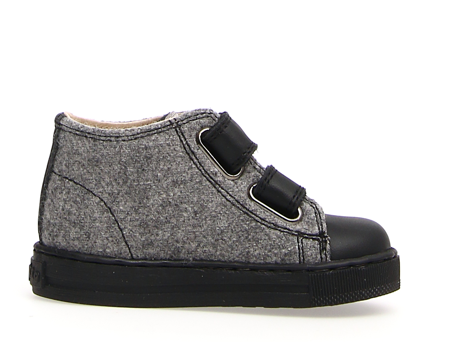 Falcotto Kids' Michael Fashion Sneakers for Boys and Girls - Black/Grey | Comfortable & Stylish for School, Play & Everyday Wear