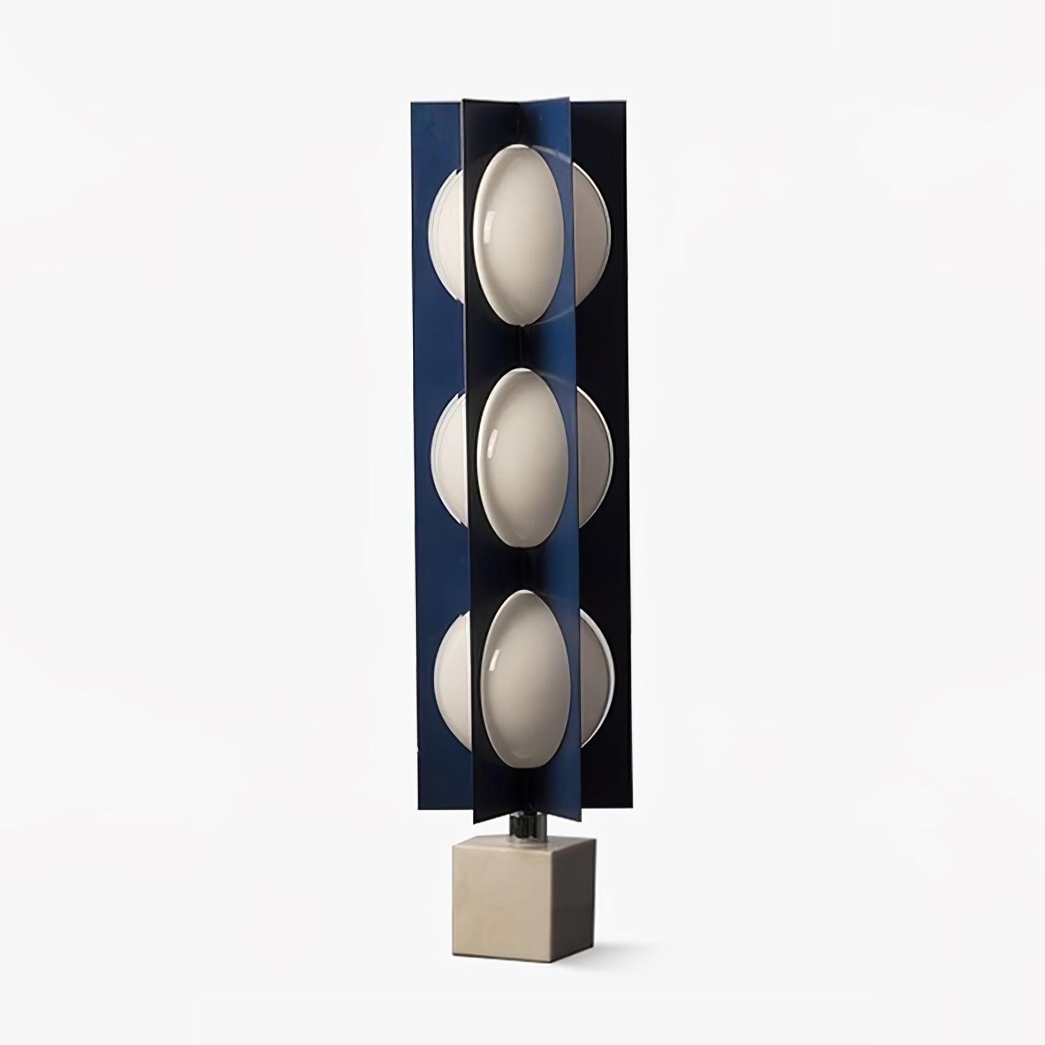 Blue Kleos Floor Lamp - Modern LED Standing Light for Living Room, Bedroom & Office - Adjustable Brightness & Energy Efficient