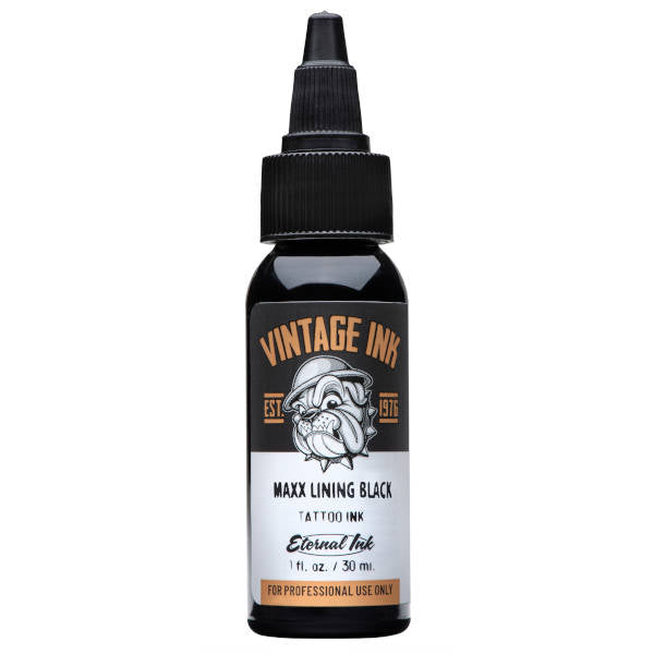 Eternal Vintage Ink Maxx Lining Black Ink - Premium Calligraphy & Fountain Pen Ink for Artists, Writers & Crafters - Perfect for Lettering, Drawing & Creative Projects