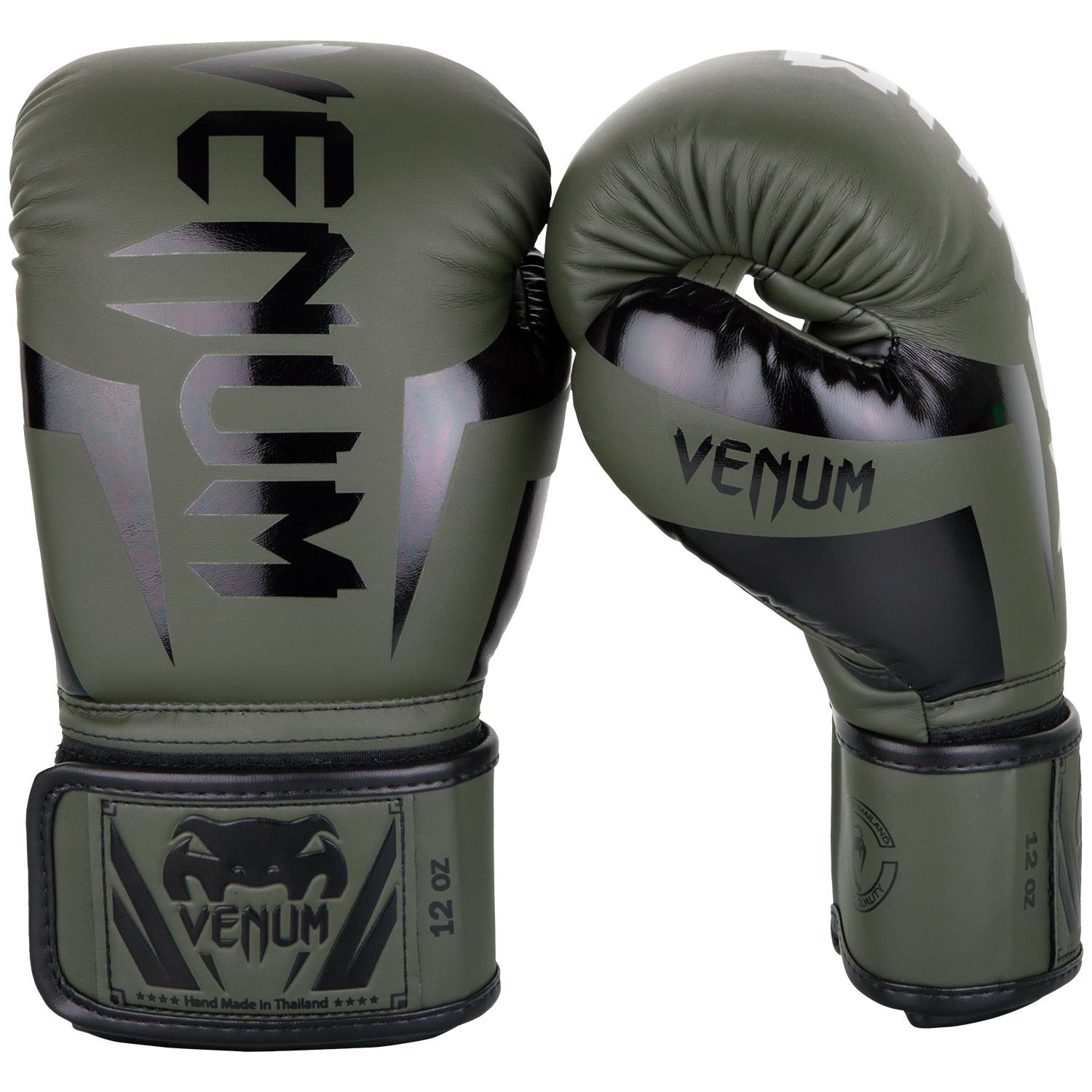 VENUM Elite Boxing Gloves for Men & Women - Professional Training, Sparring, MMA, Muay Thai - Premium Leather Punching Gloves for Heavy Bag Workouts & Fitness Training