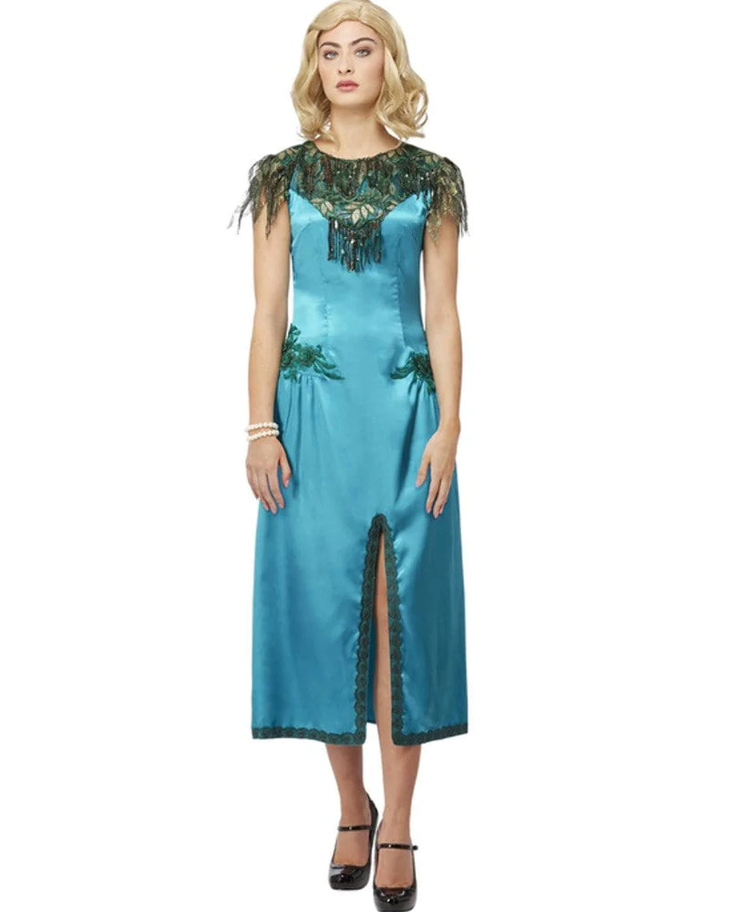 Peaky Blinders Grace Shelby Women's Costume 1920s Flapper Dress - Perfect for Halloween, Cosplay, and Themed Parties