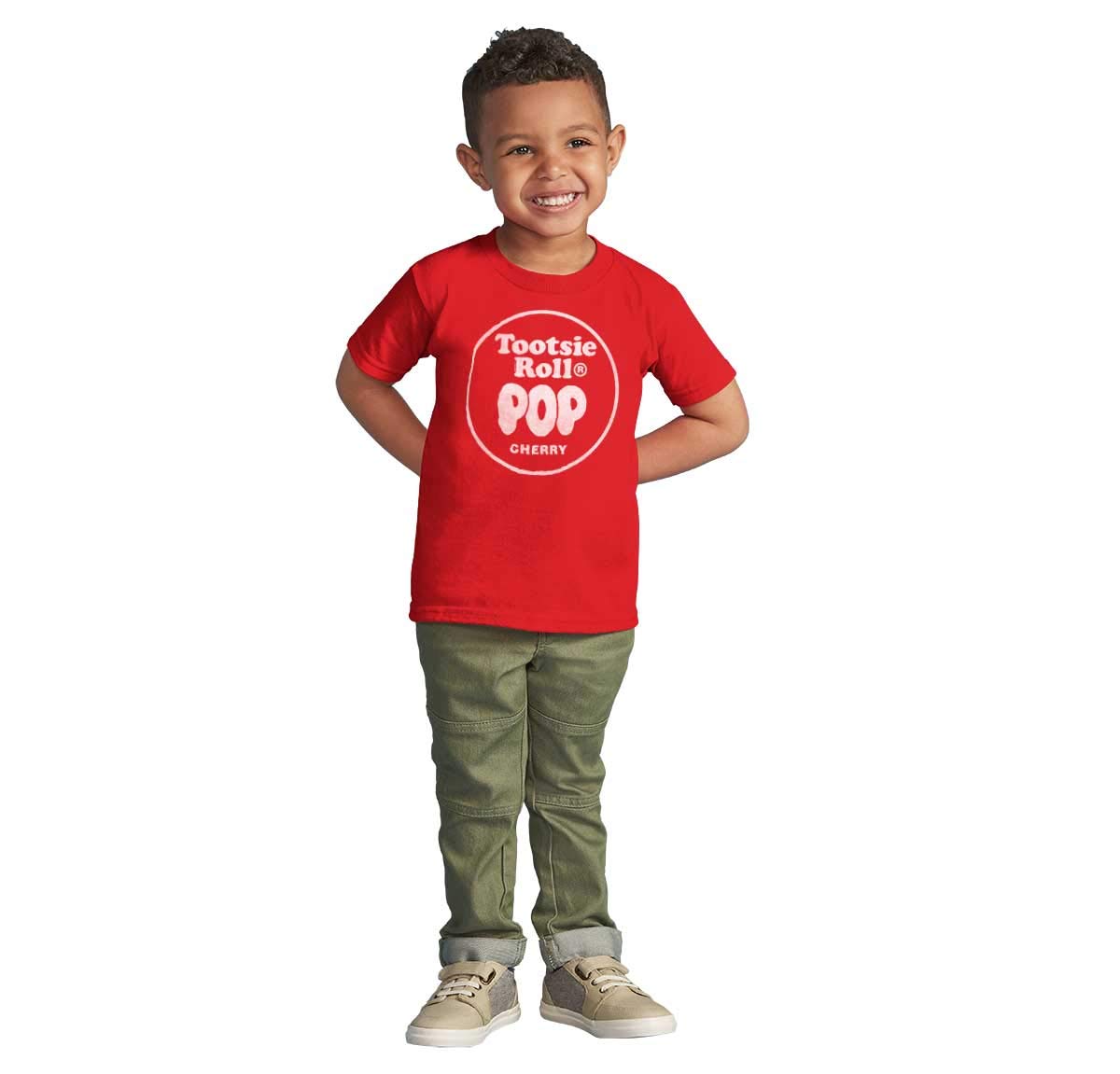 Banana Flavored Tootsie Roll Pop Candy Toddler T-Shirt for Boys & Girls - Fun Birthday Gift & Party Outfit