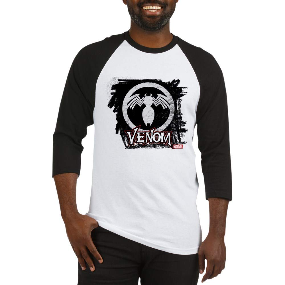 Venom Chalk Baseball Jersey - Cool Graphic Baseball Shirt for Men & Women - Perfect for Games, Sports Events & Fan Apparel
