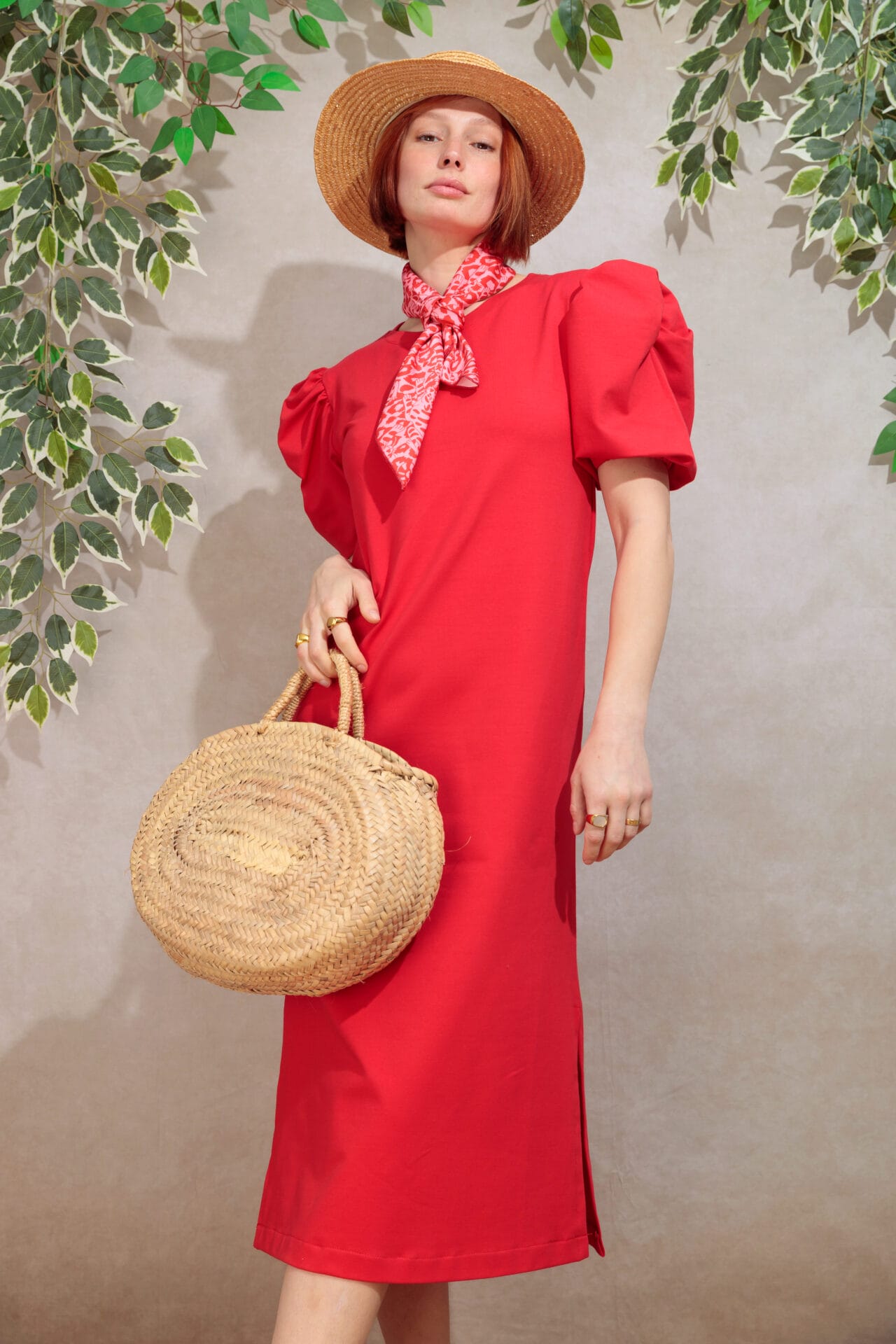 Red Silk Kimono Robe for Women - Elegant Loungewear & Sleepwear for Spa, Bridal, and Home Relaxation