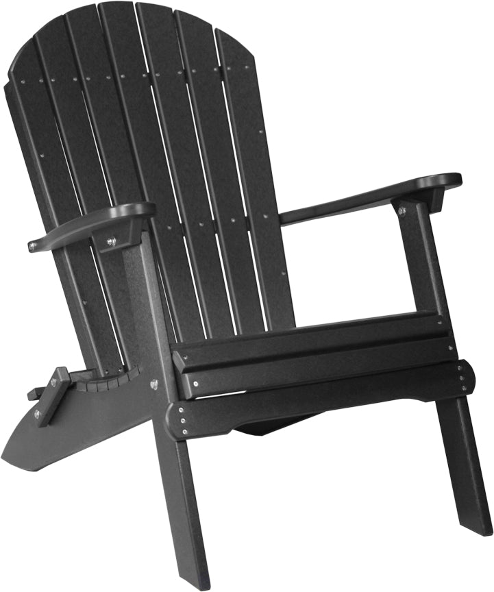 Premium Folding Adirondack Chair - Outdoor Patio Furniture, Lightweight & Weather-Resistant for Backyard, Garden, Poolside Relaxation