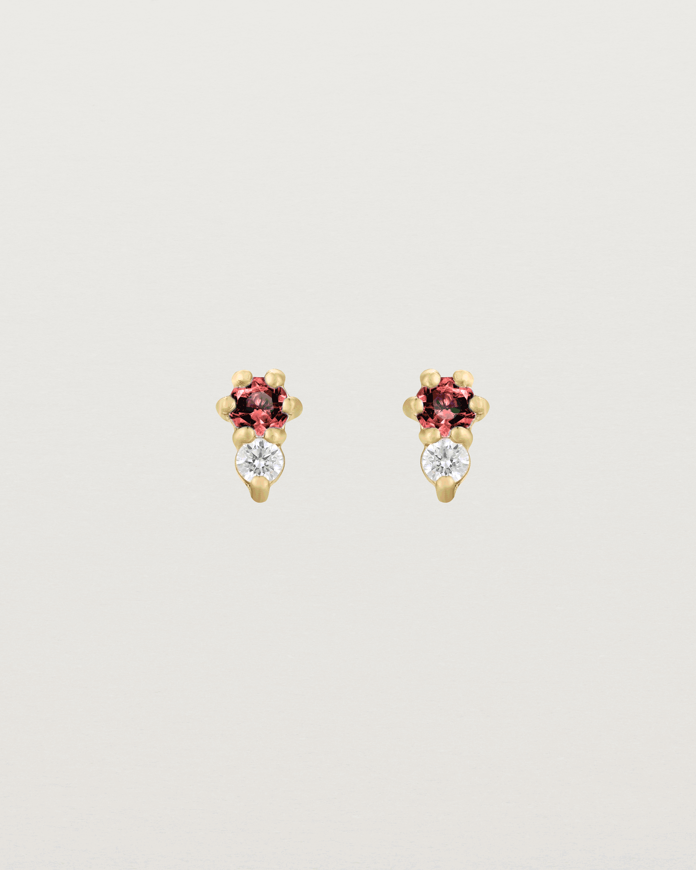 Hattie Studs | Birthstone Earrings for Women | Dainty Gold & Silver Stud Earrings | Perfect Gift for Birthday, Anniversary & Mother's Day | Everyday Wear & Special Occasions