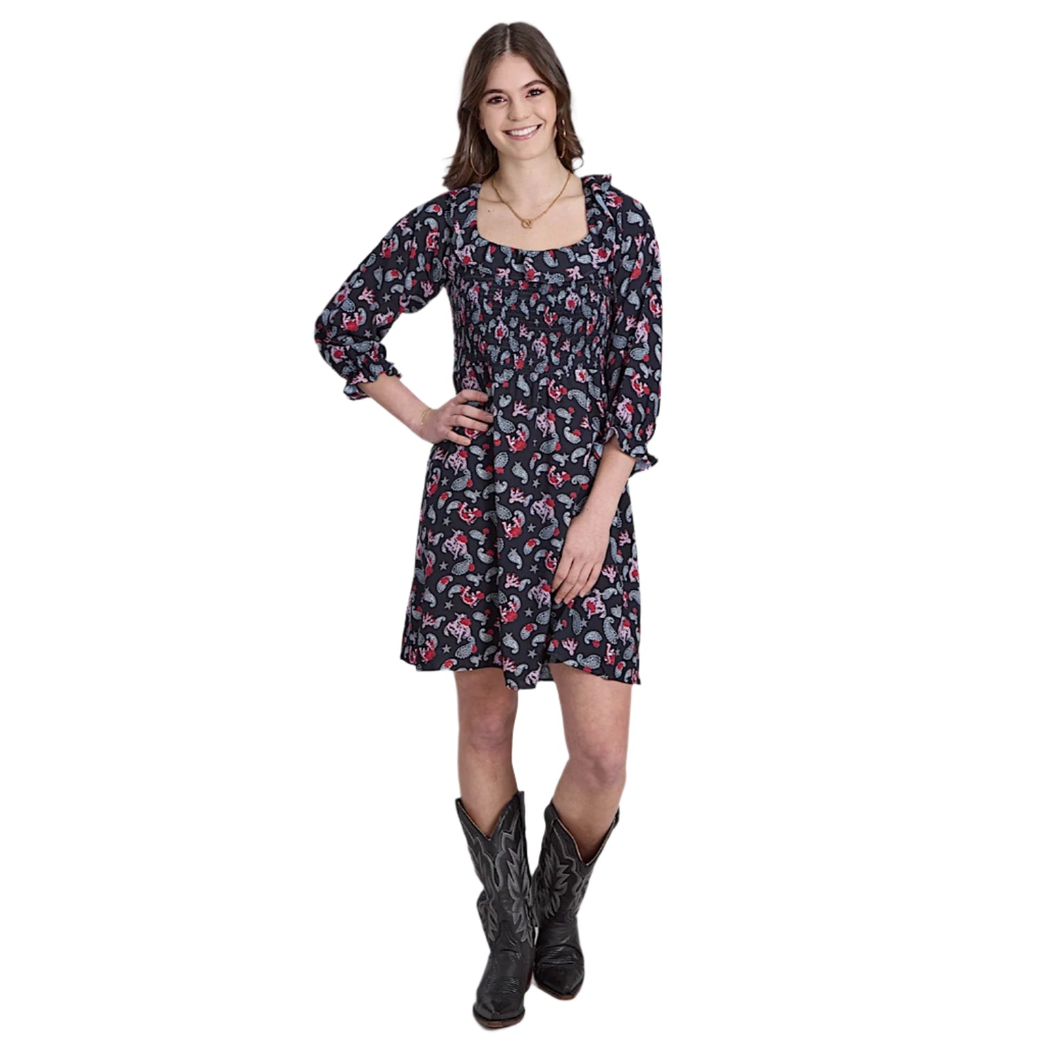 Roper Women's Five Star Collection Black Dress - Elegant Casual & Office Wear for Women