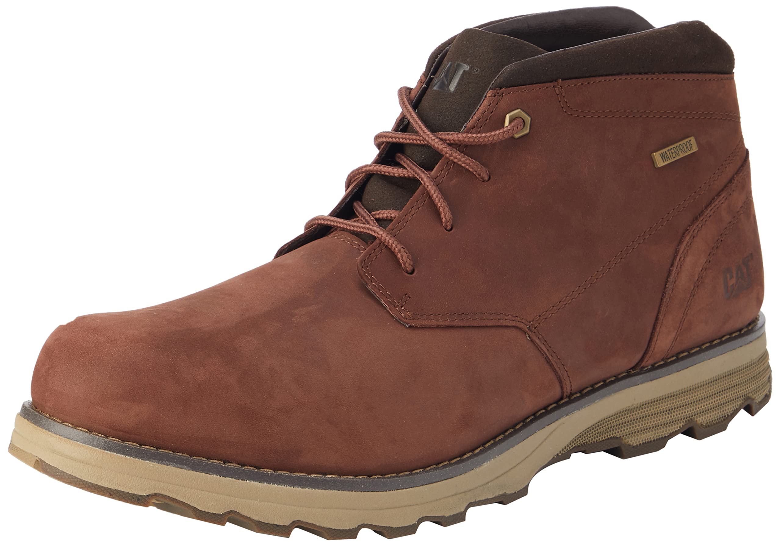 Men's Cat Footwear Chukka Boots - Durable Work Boots for Construction, Hiking & Outdoor Adventures