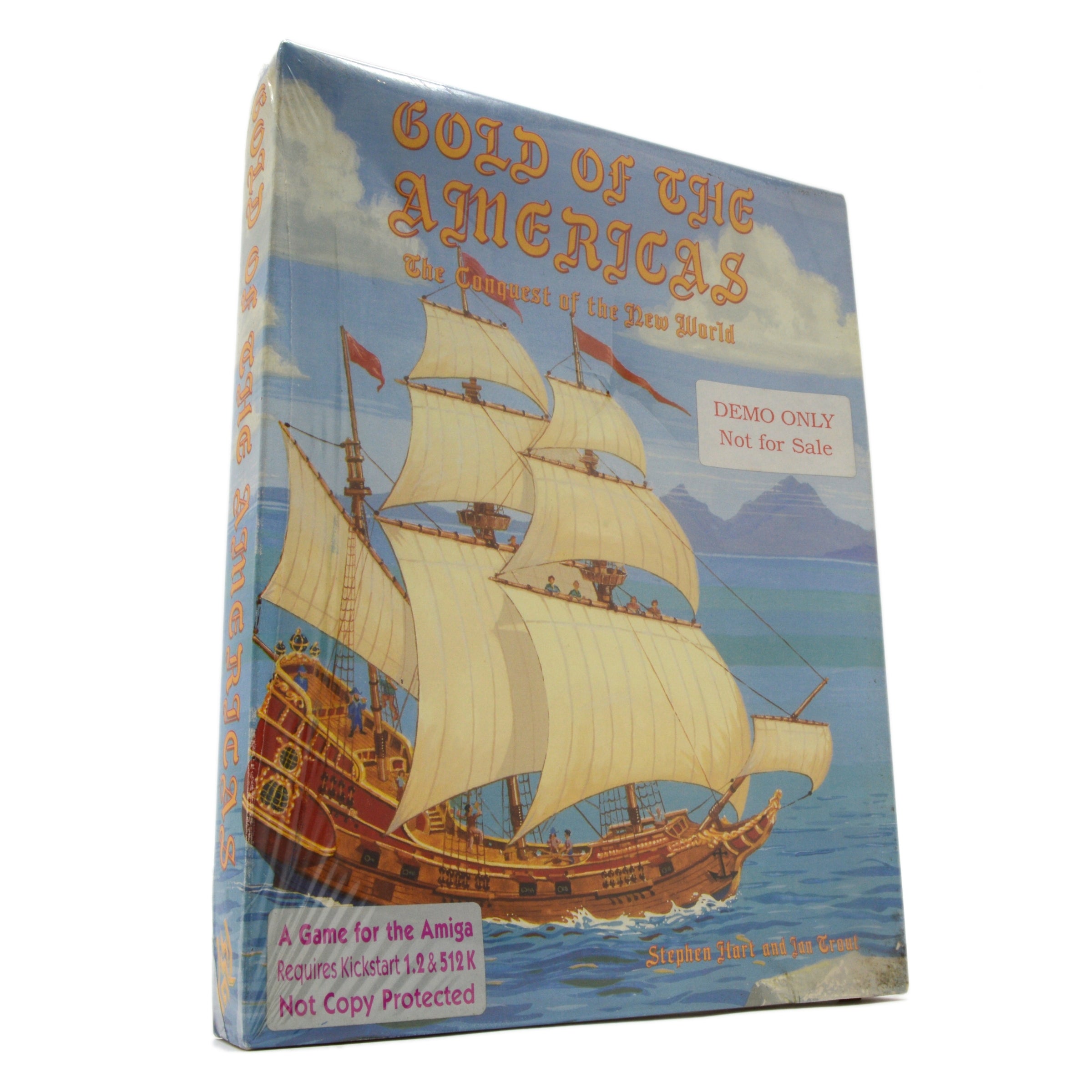 Vintage AMIGA GOLD OF THE AMERICAS Computer Game - Factory Sealed Collectors Edition (Some Rips) - Perfect for Retro Gaming Enthusiasts & Collectors