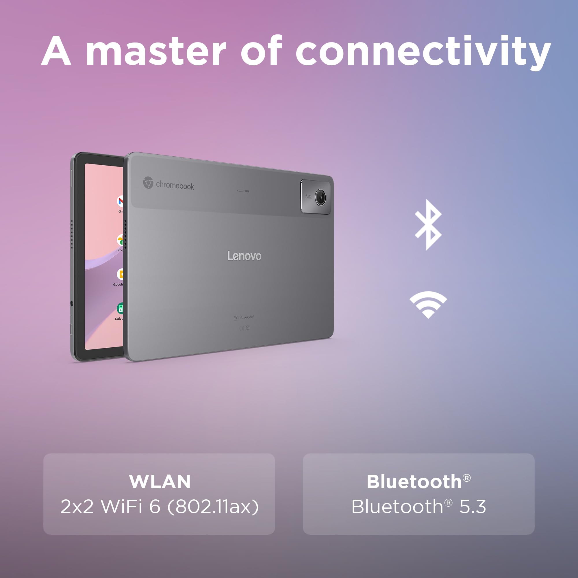 Lenovo IdeaPad Chromebook Duet - 11 Inch FHD+ Touchscreen 2-in-1 Laptop with MediaTek Kompanio 838 Processor, 8GB RAM, 128GB Storage, Chrome OS | Includes USI Pen 2 & Detachable Keyboard | Perfect for Students, Remote Work & Travel