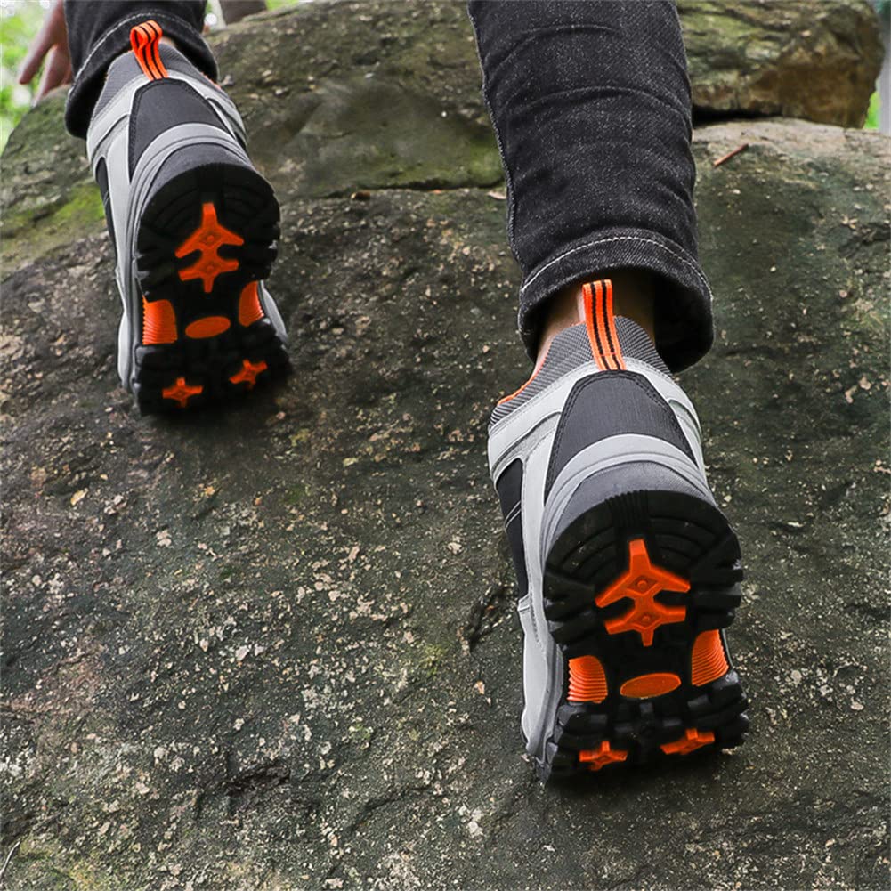 Men's Waterproof Hiking Boots - Lightweight Multi-Terrain Outdoor Shoes with Anti-Slip Lugs & Durable Camouflage Design - Perfect for Mountain Trekking, Camping & Work