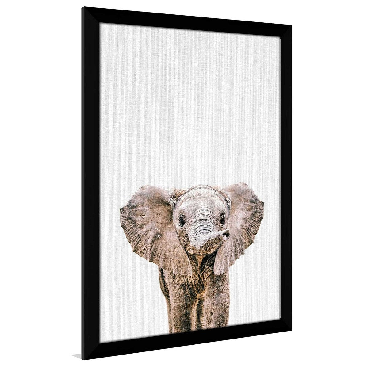 Baby Elephant Wall Art - Modern Acrylic Print by Tai Prints - Perfect for Nursery, Kids Room & Home Decor
