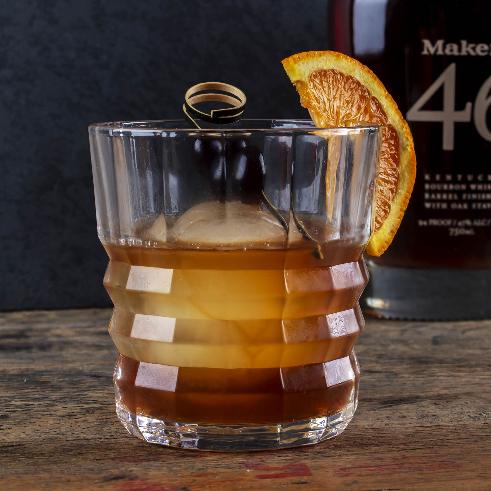 BarConic® 12 oz Beveled Rocks Glass - Premium Whiskey, Bourbon, Scotch & Cocktail Drinking Glasses - Perfect for Home Bars, Parties & Gifts