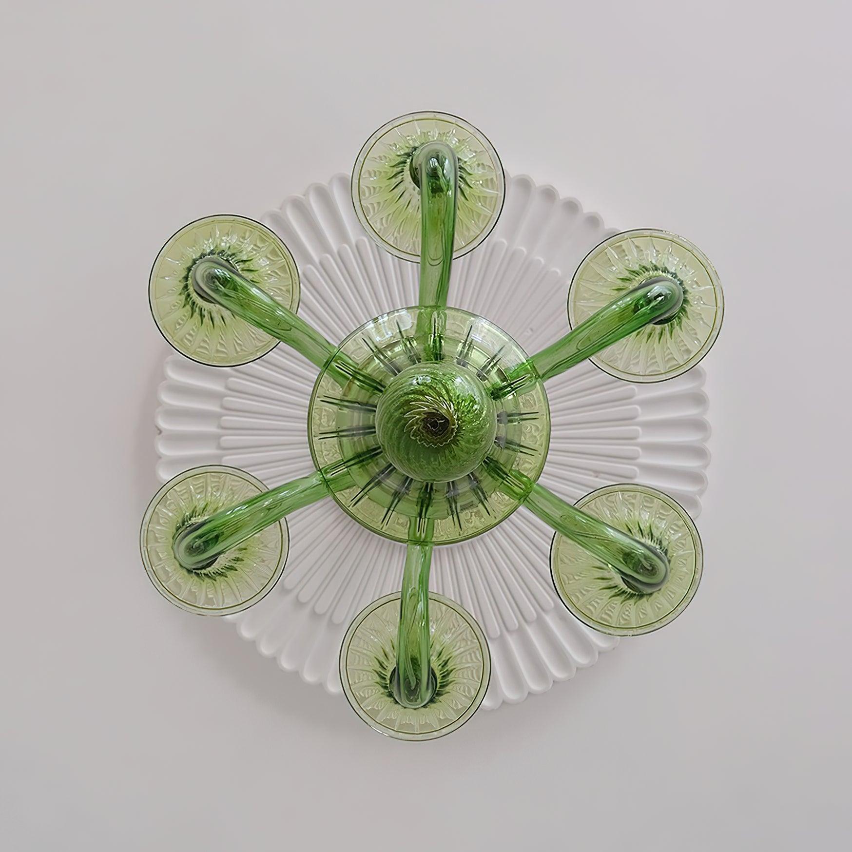 Elegant Calle Rafina Chandelier - Modern Crystal Ceiling Light Fixture for Dining Room, Living Room & Bedroom Decor