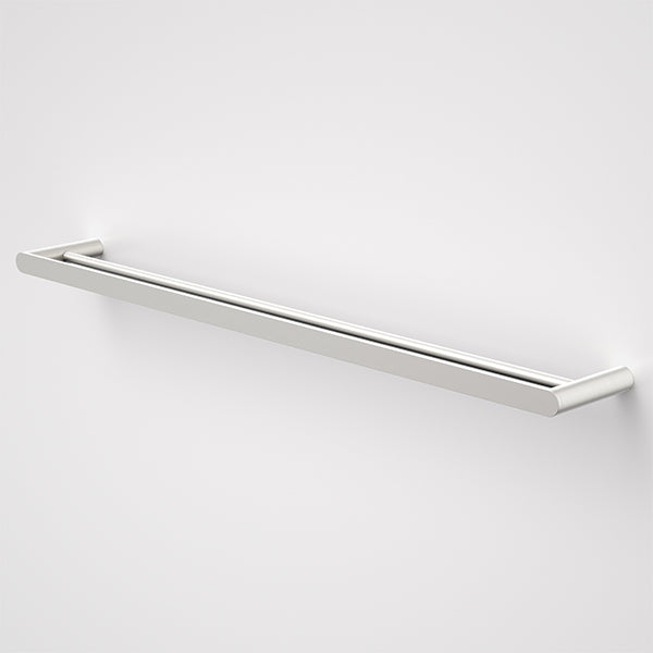 Caroma Urbane II Double Towel Rail 825mm Brushed Nickel - Premium Bathroom Towel Holder for Modern Homes, Spa & Hotel Use