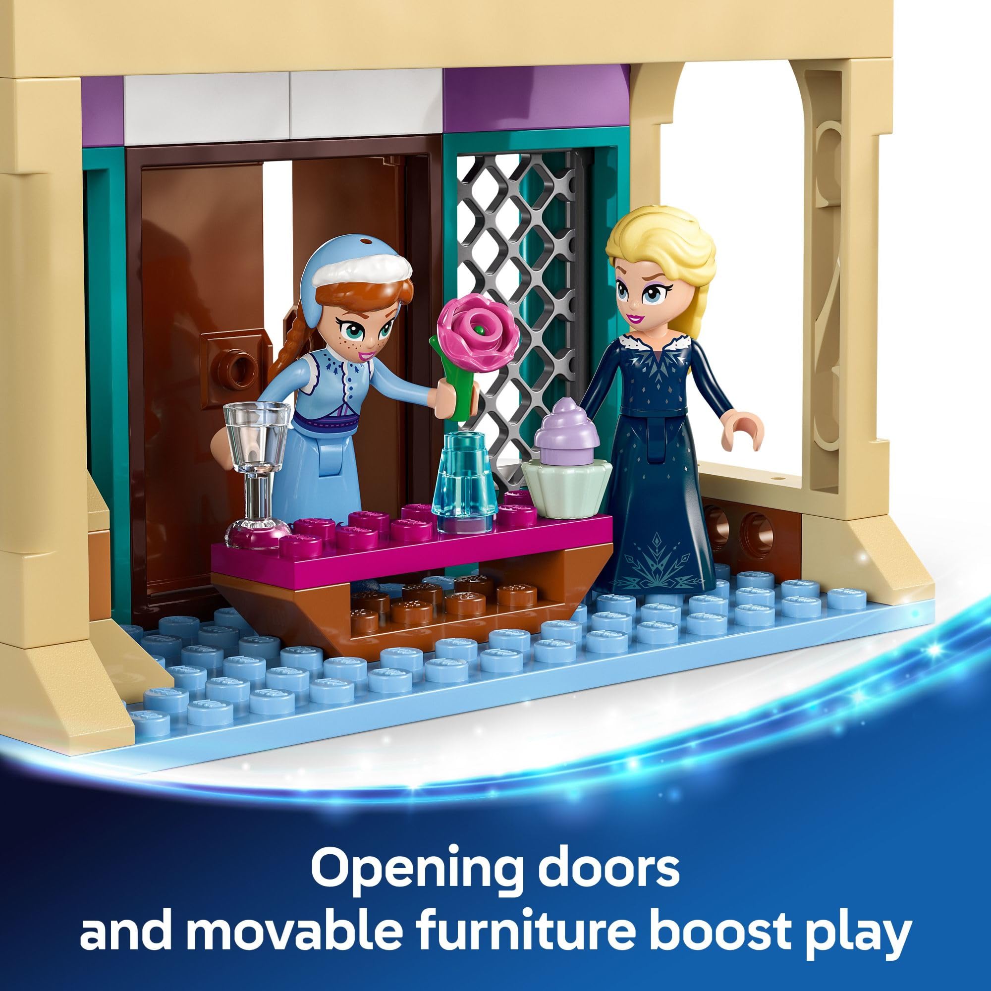 LEGO Disney Frozen: Arendelle Frozen Castle Building Set with Anna & Elsa Minidolls - Creative Construction Toy for Kids Ages 5+ - Perfect Birthday Gift for Frozen Fans - Great for Imaginative Play & Disney Themed Room Decor