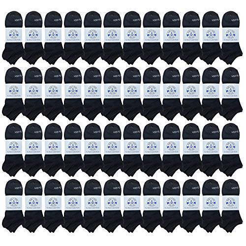 48 Pair Black 6-8