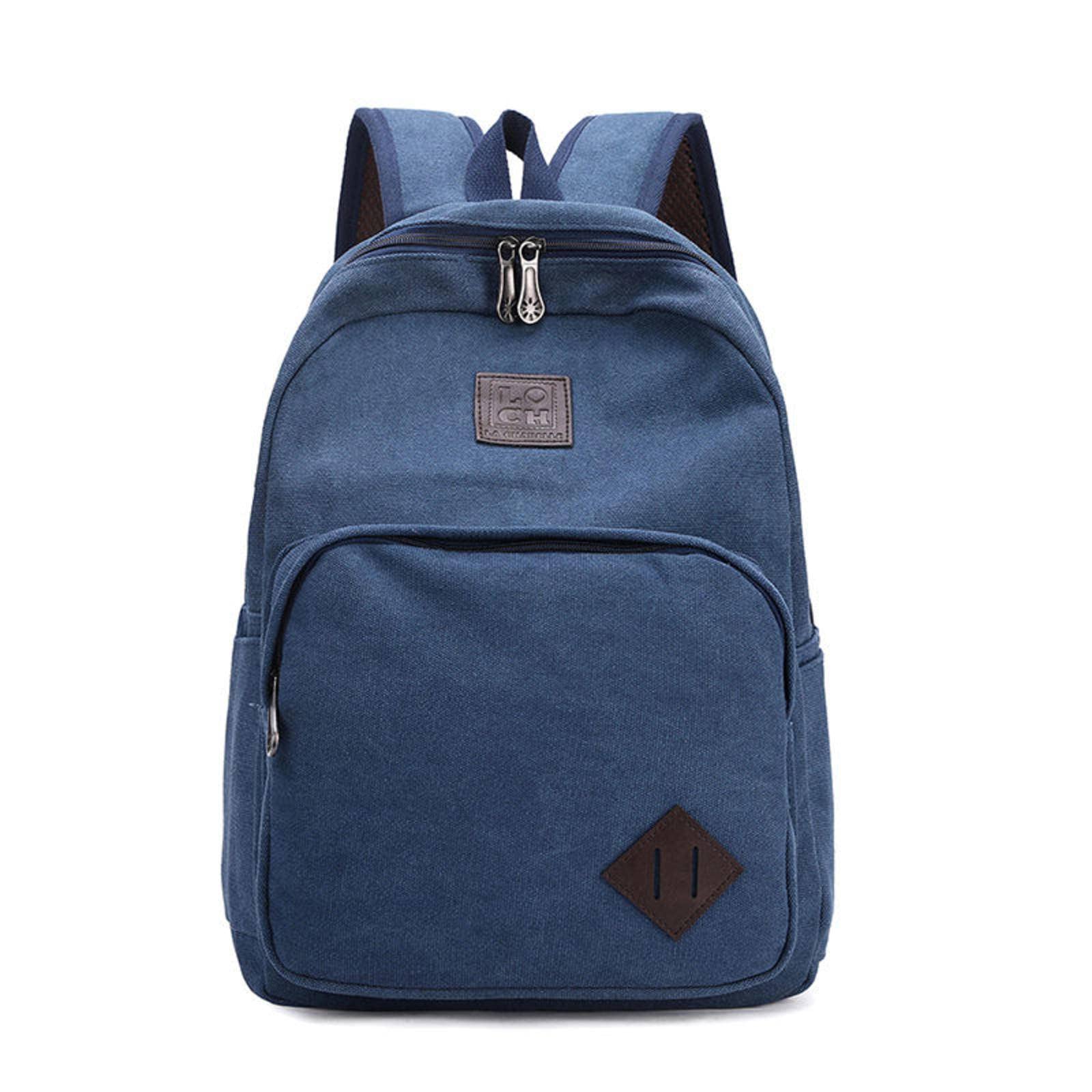 Vintage Durable Canvas Backpack - Waterproof Laptop Backpack for School, College, Travel & Work | Stylish Unisex Daypack for Commuters & Students