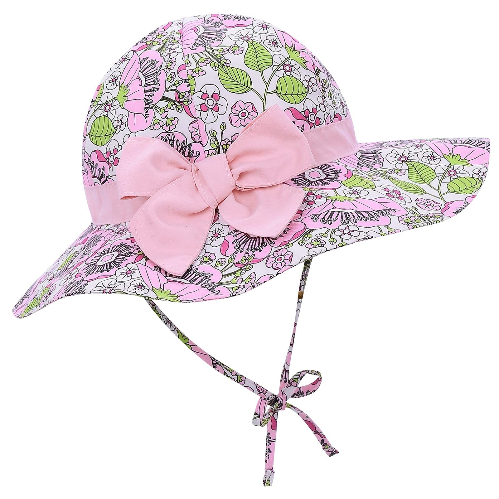 UPF 50+ Baby Sun Hat for Toddlers & Kids - Wide Brim Bucket Cap for Girls & Boys - Summer Beach, Pool, Outdoor Play & Travel Protection
