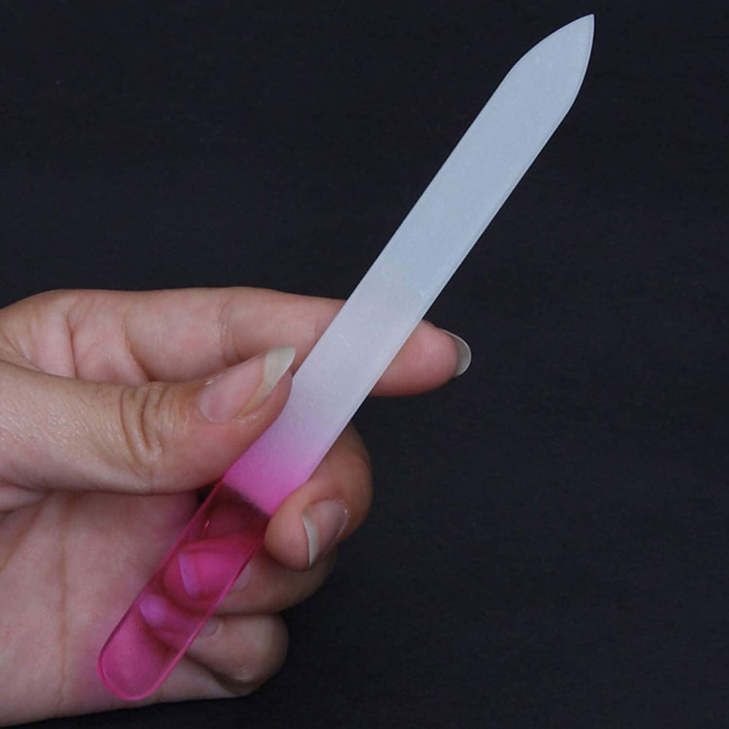 Premium YNR Glass Nail File Set - Professional Manicure & Pedicure Kit for Strong, Smooth Nails - Perfect for Home Salon, Travel & Gift Giving
