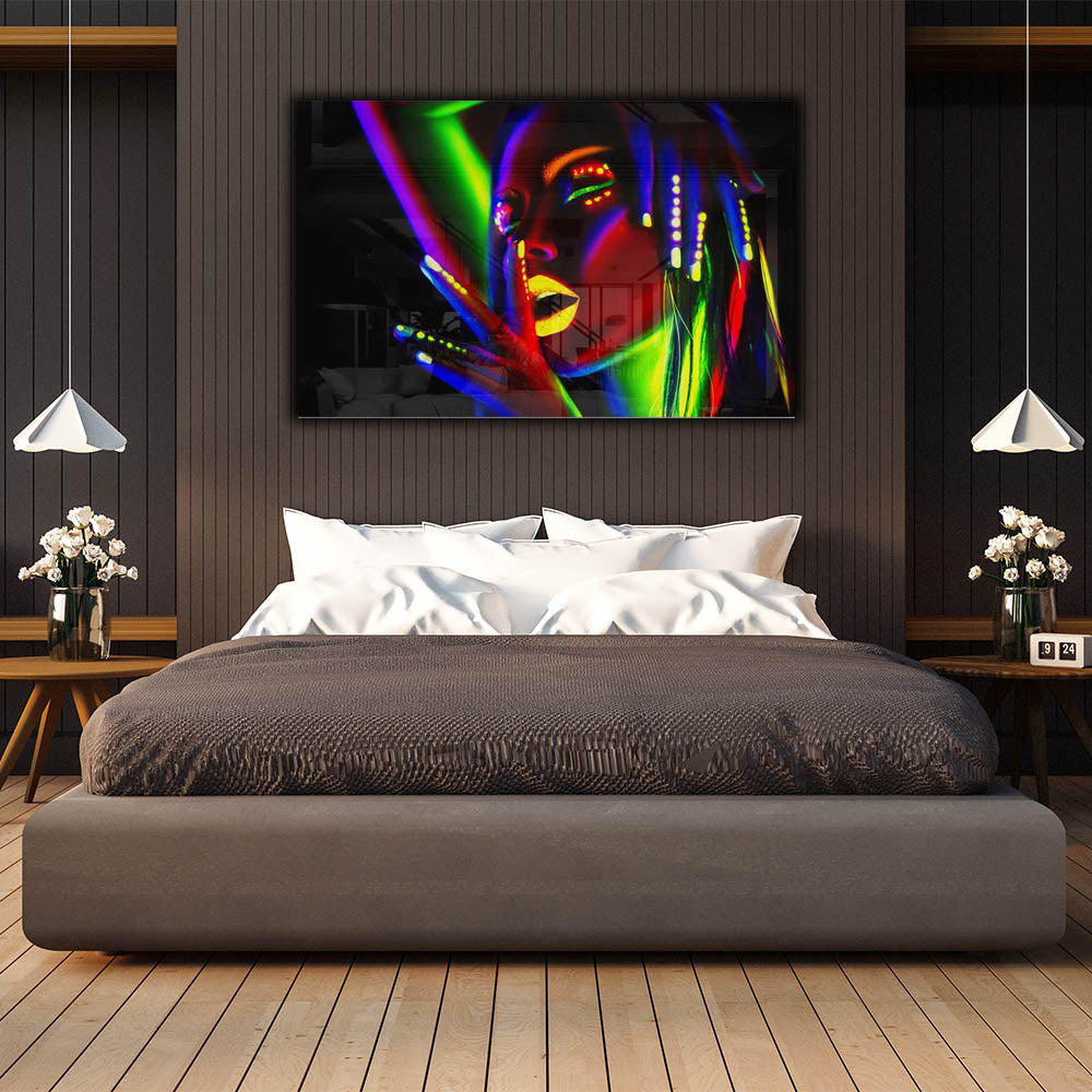 Tiger Glass Print Wall Art - Stunning Wildlife Decor for Living Room, Bedroom & Office - Perfect for Home & Office Decor