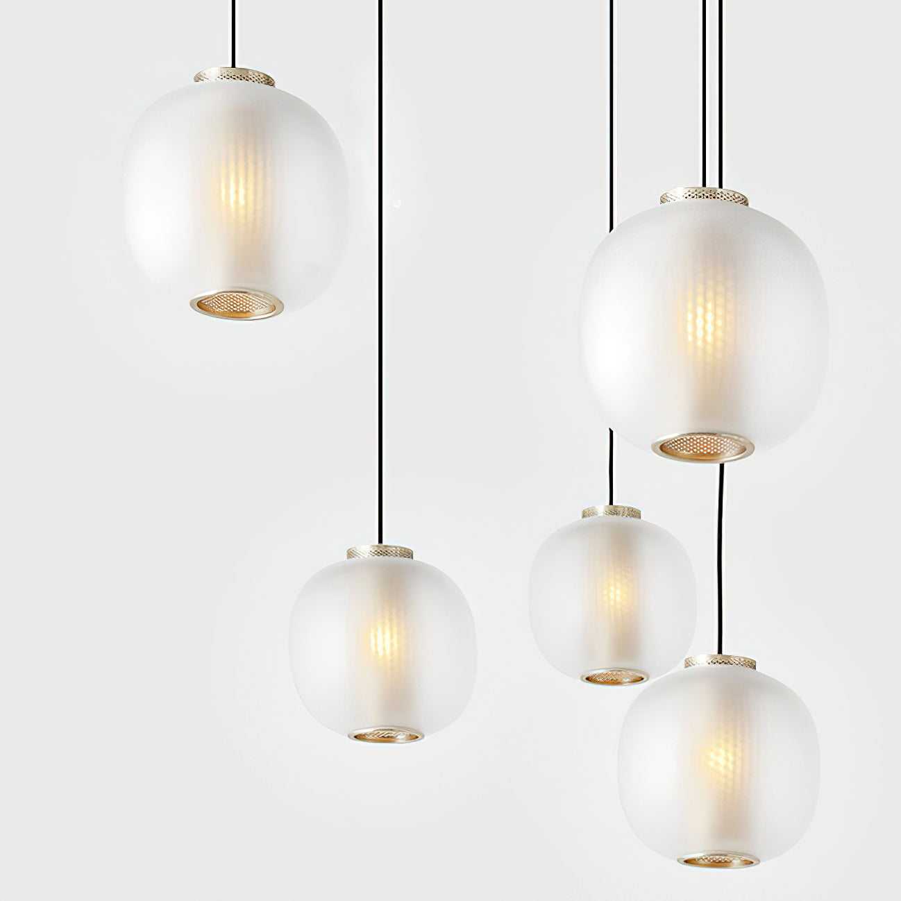 Bloom Glass Pendant Light - Modern Hanging Fixture for Kitchen Island, Dining Room & Bedroom Lighting | Dimmable LED Chandelier for Home Decor