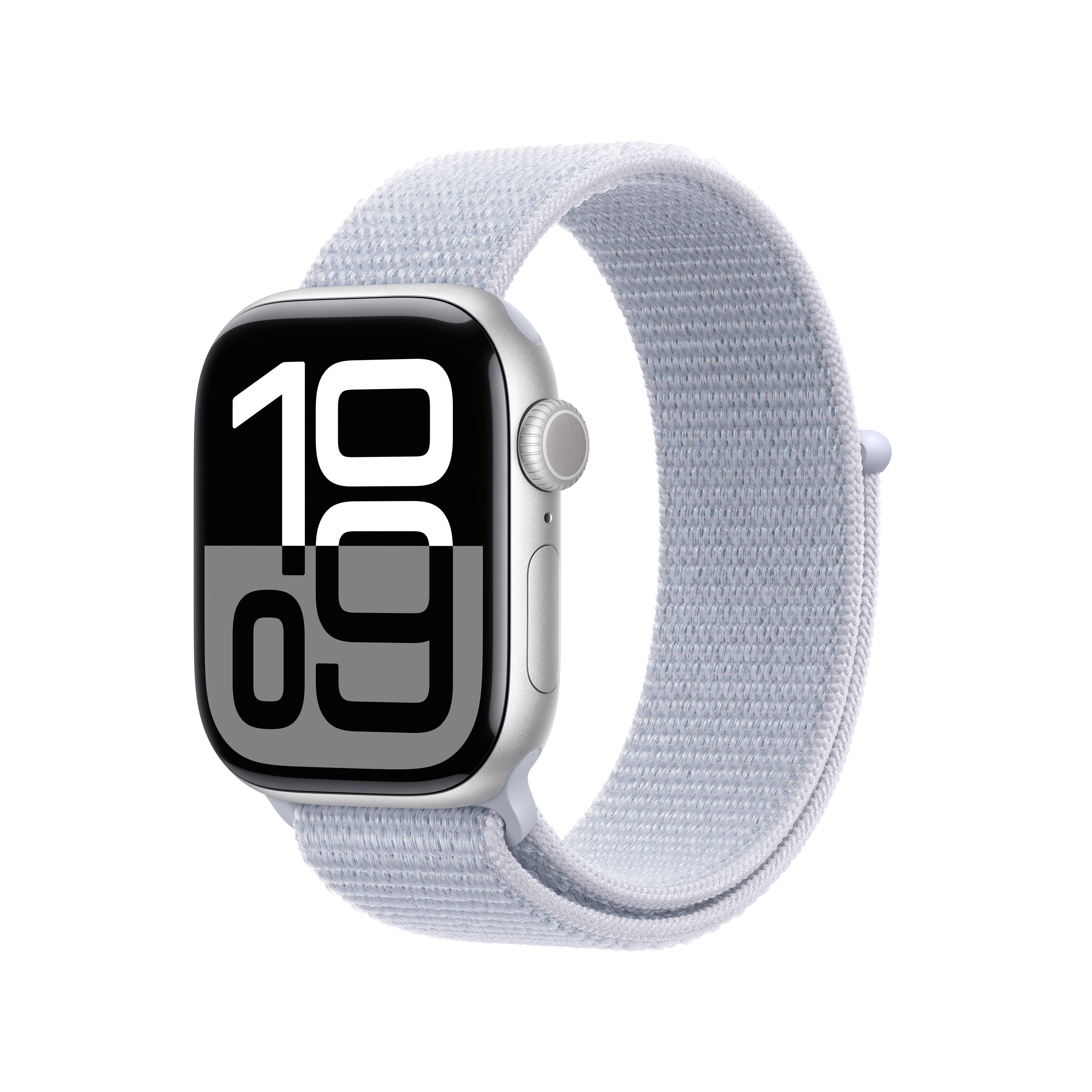 Apple Watch Series 10 GPS 42mm Silver Aluminum Case with Cloud Blue Sport Band - Perfect for Fitness Tracking & Everyday Wear