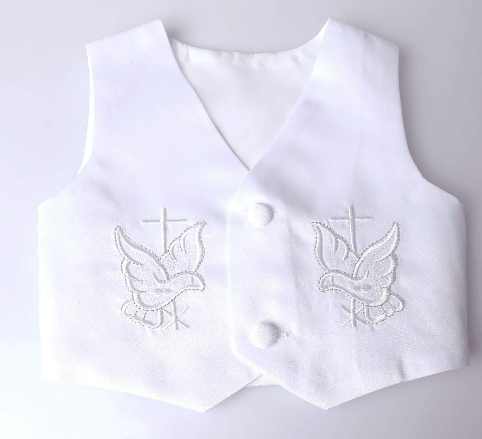 Baby Boy Christening Outfits 4-Piece Baptism Suit Set with Hat & Cross Detail - Perfect for Christenings, Baptisms, First Communion & Special Occasions