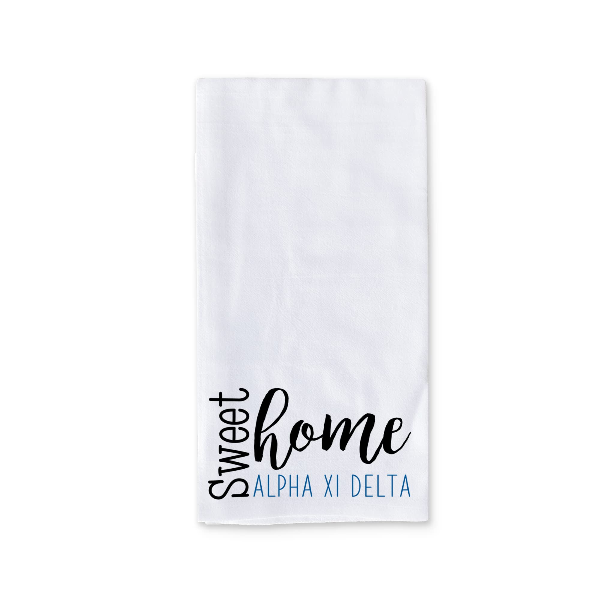 Sweet Home Alpha Xi Delta Kitchen Towel - Sorority Dish Towels & Tea Towels for Kitchen Decor - Perfect for Sorority Gifts, Dorm Room Essentials, and Greek Life Accessories