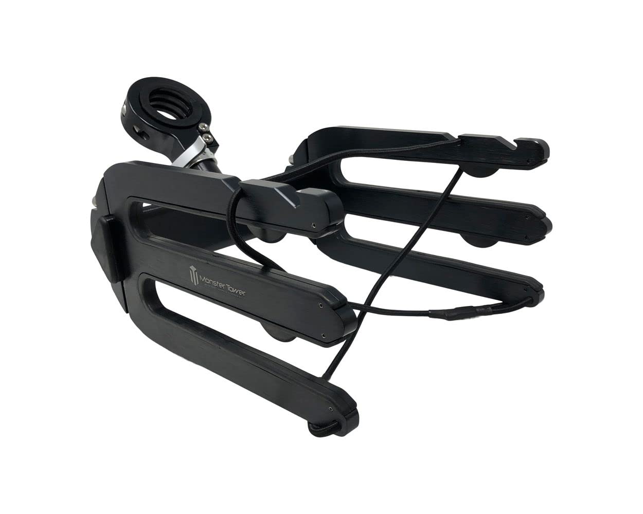 Universal Quick Release Retractable Wakeboard Rack - 360° Rotation, Shock Cord & Rubber Bumper for Wakeboard Towers | Perfect for Boat Water Sports & Wakeboarding Accessories