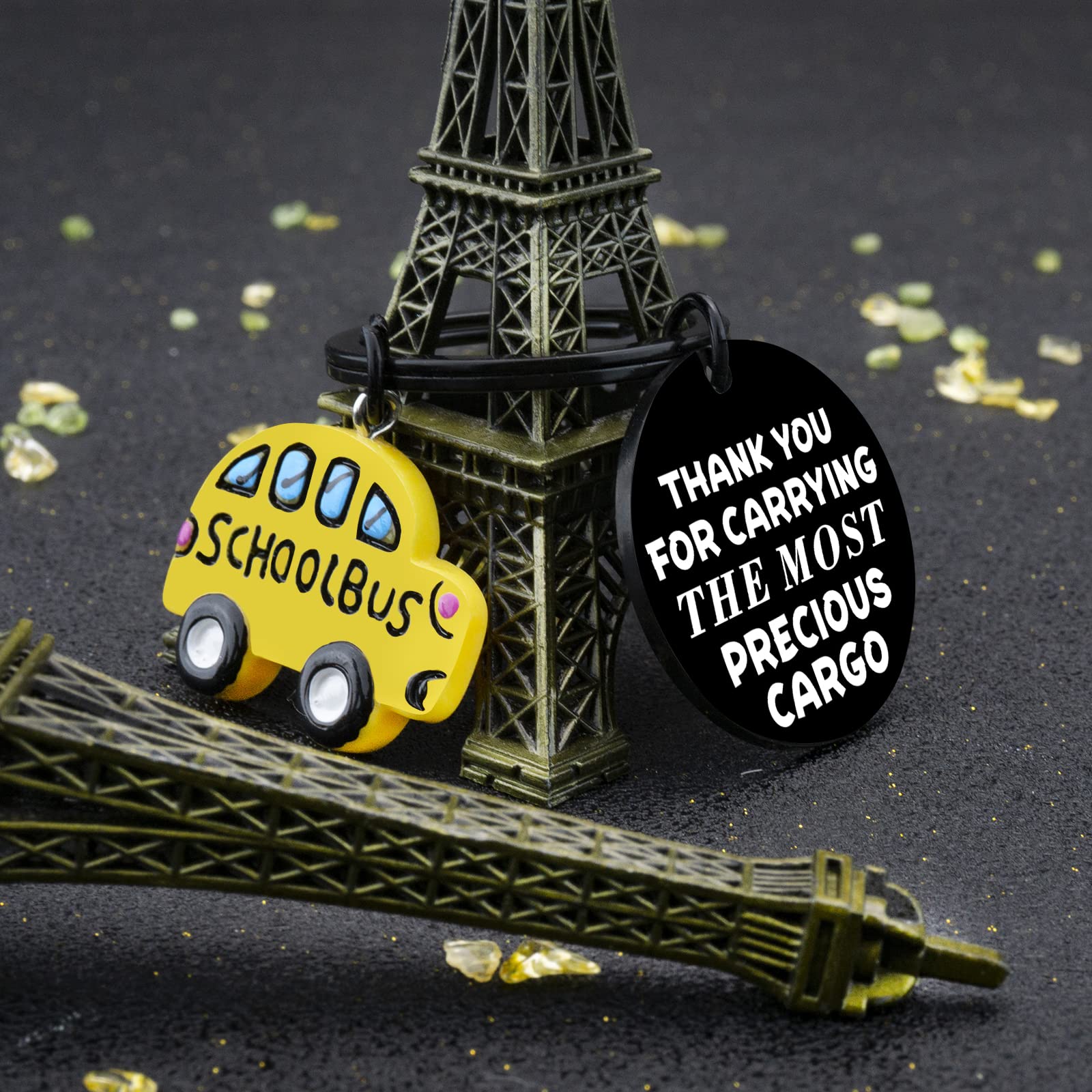 Funny Bus Driver Gifts - Appreciation Keychain for Men & Women - Perfect for Christmas, Birthday, Thanksgiving - Ideal for School Bus Drivers & Transportation Workers