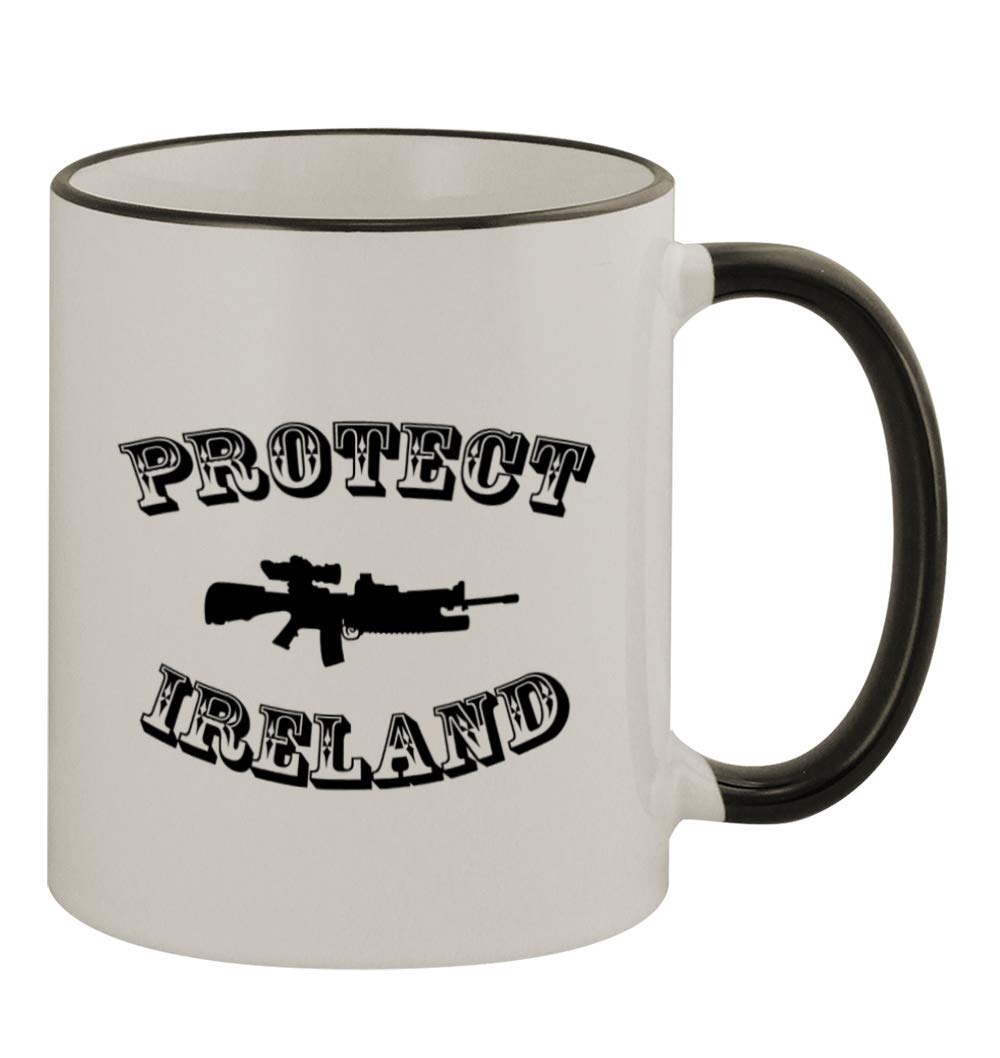Funny Ireland-Themed 11oz Coffee Mug with Black Handle - Perfect for St. Patrick's Day Gifts & Irish Pride - Ideal for Home, Office, or Pub Use