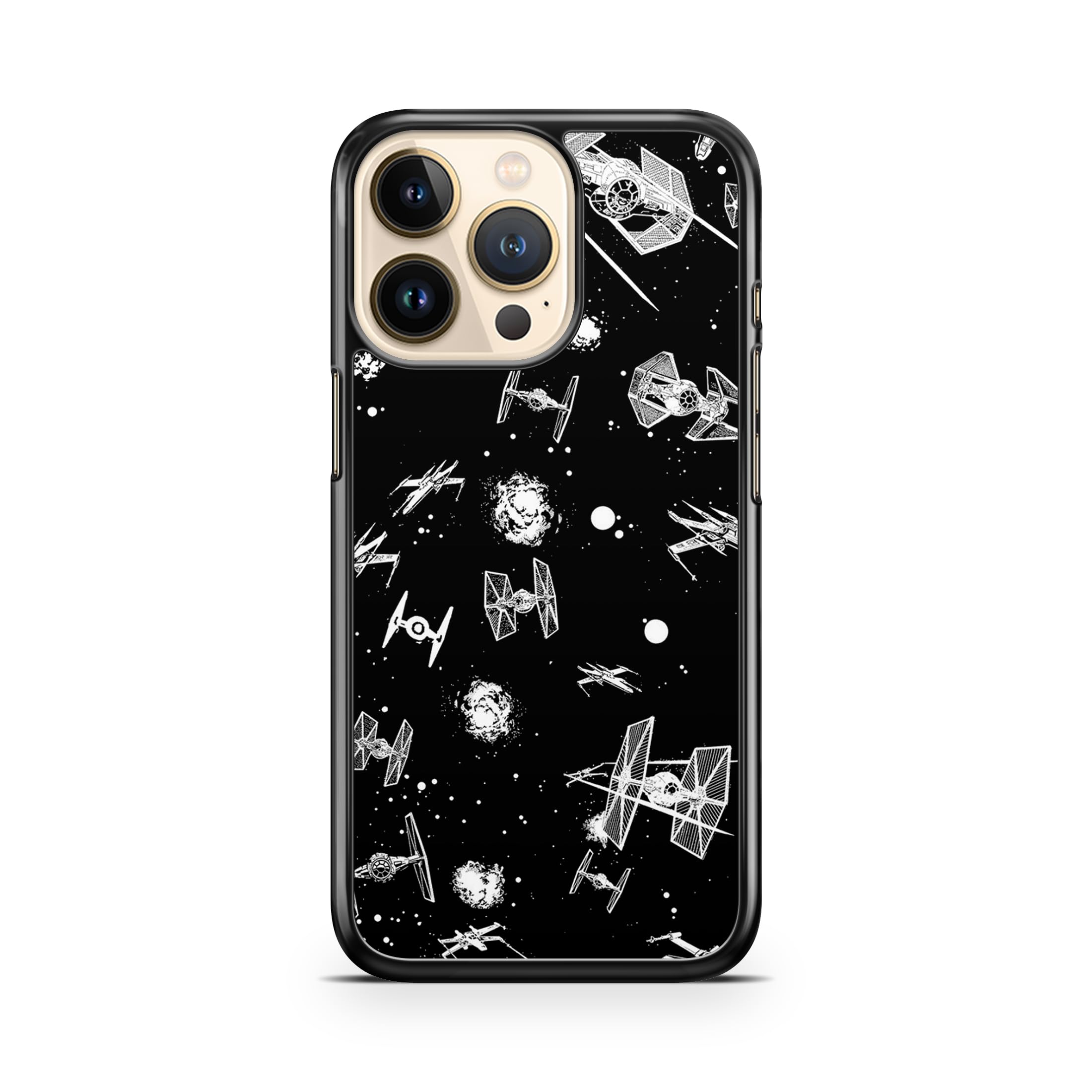Star Wars Starfighters Phone Case Compatible with iPhone 13 Mini - Lightweight Protective Cover with HD Print | Perfect for Star Wars Fans, Daily Use & Gift Giving