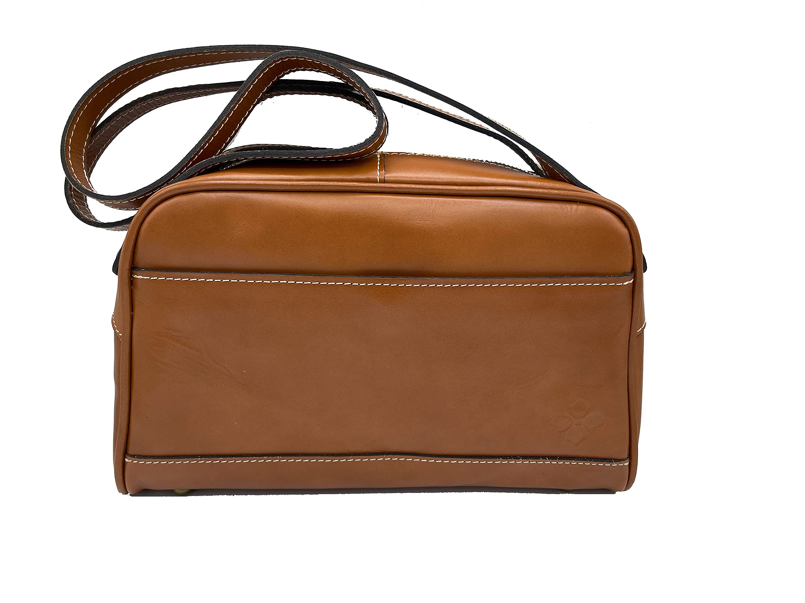 Patricia Nash Genuine Leather Manali Satchel Shoulder Bag for Women - Tan Crossbody Purse - Perfect for Work, Travel & Everyday Use