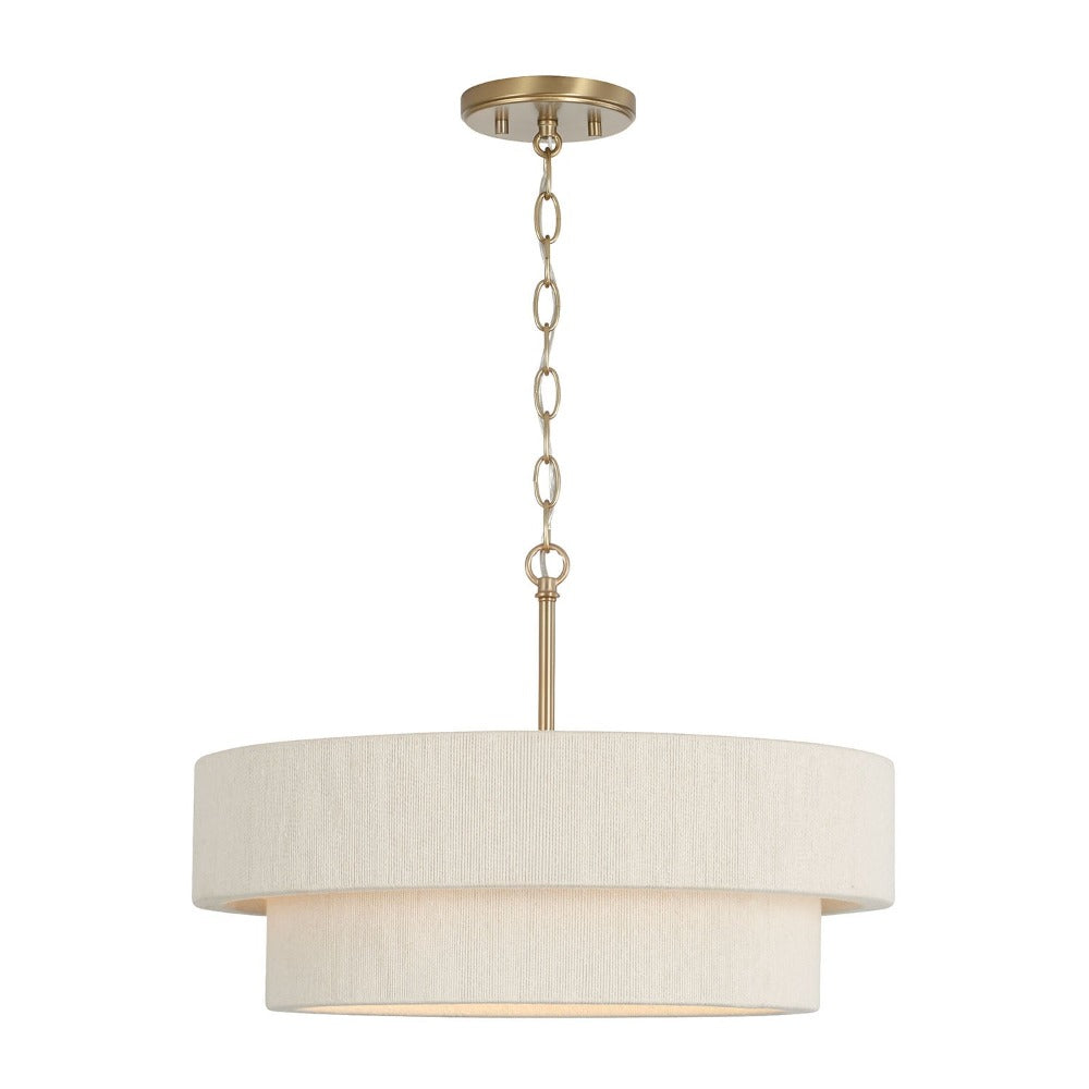 Amanda Dual Flush Mount Ceiling Light Fixture - Modern LED Flush Mount Lighting for Bedroom, Kitchen, Hallway & Living Room - Energy Efficient Indoor Ceiling Light with Adjustable Brightness