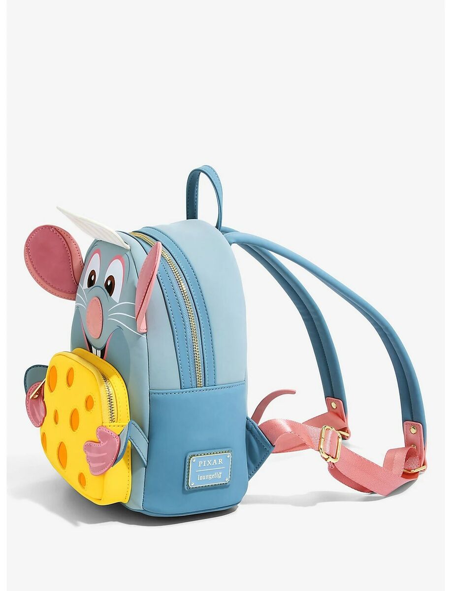 Loungefly Disney Pixar Ratatouille Remy Mini Backpack - Cute Cosplay Bag for Disney Fans, Collectors & Theme Park Visits