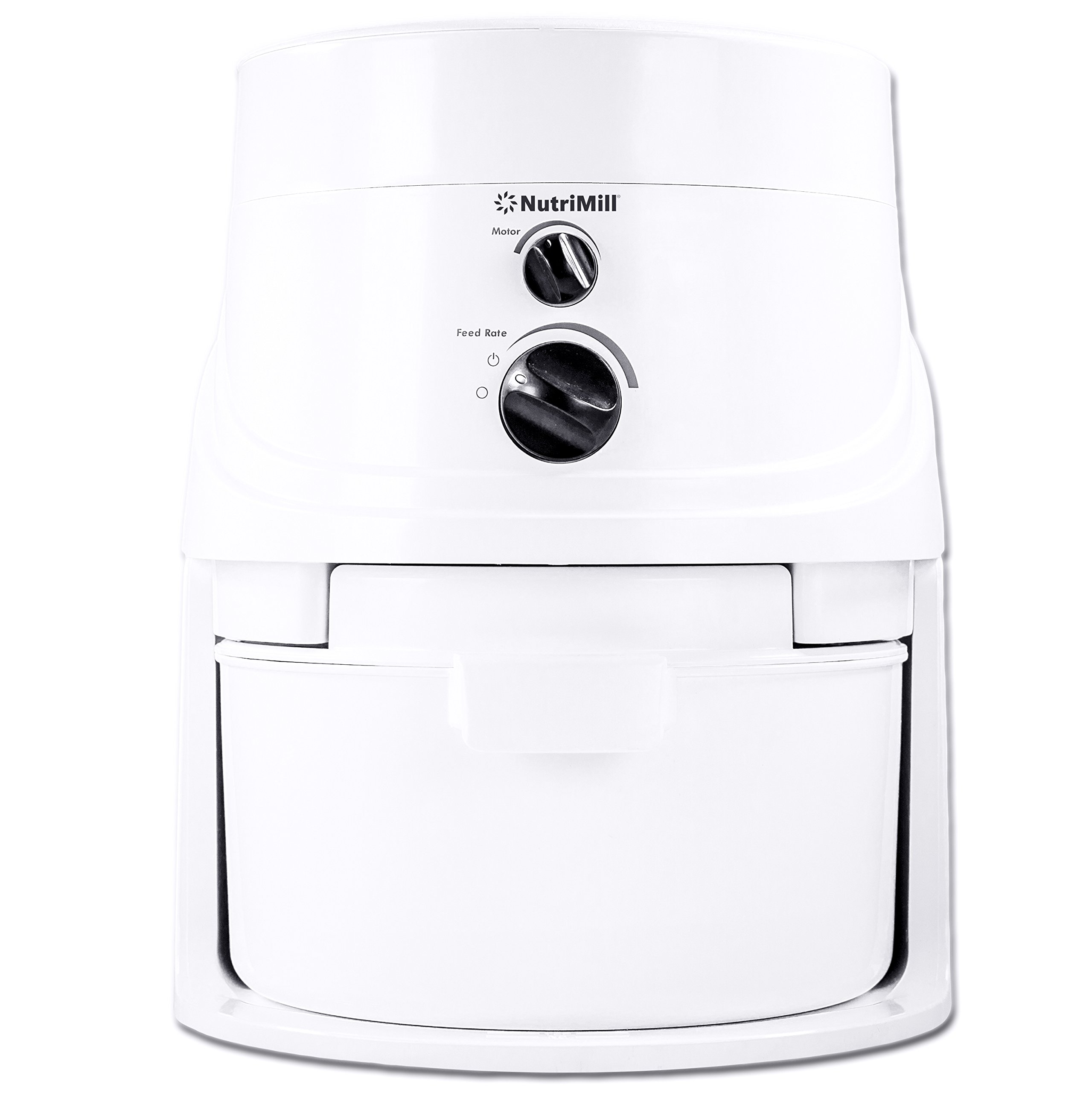 NutriMill Classic High Speed Electric Grain Mill - Stainless Steel Flour Grinder for Wheat, Grains & Beans | Perfect for Baking Bread, Making Pasta & Healthy Homemade Flour