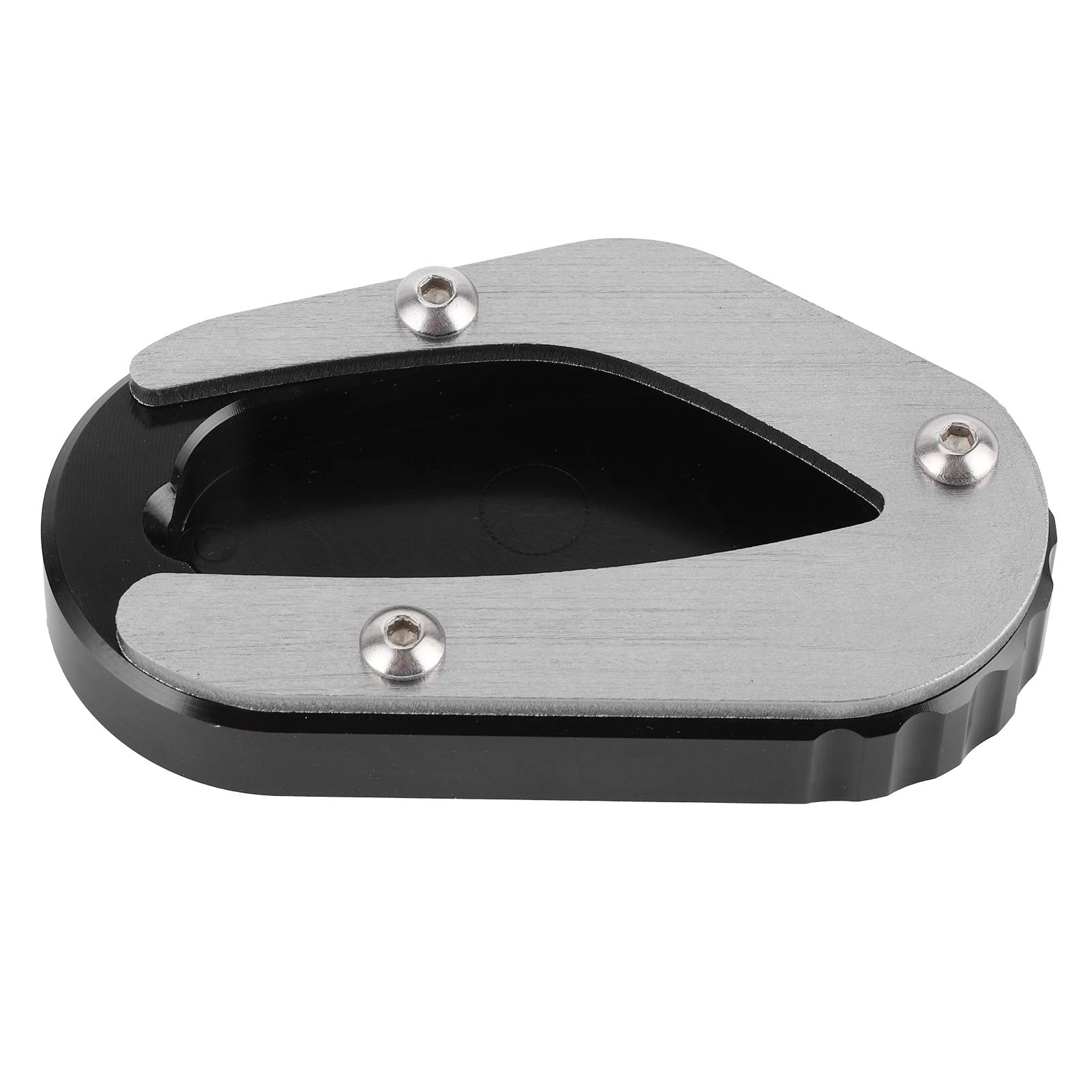 Motorcycle Kickstand Pad - Heavy Duty Side Stand Enlarger for Triumph T100 & T120 - Prevents Sinking on Soft Ground - Perfect for Parking on Grass, Sand or Gravel Roads