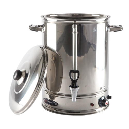 Crown SW 40L 40 Liter Stainless Steel Commercial Water Boiler - Perfect for Restaurants, Cafes, and Large Events