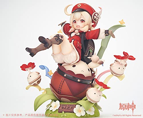 Genshin Impact Klee Spark Knight 1:7 Scale PVC Figure - Anime Collectible Statue for Display & Gaming Room Decor - Perfect Gift for Fans of Action RPG Games