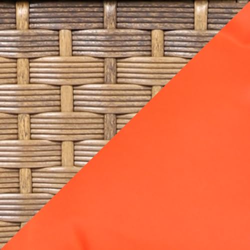 Light Brown & Orange