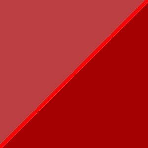 transparent / dark red