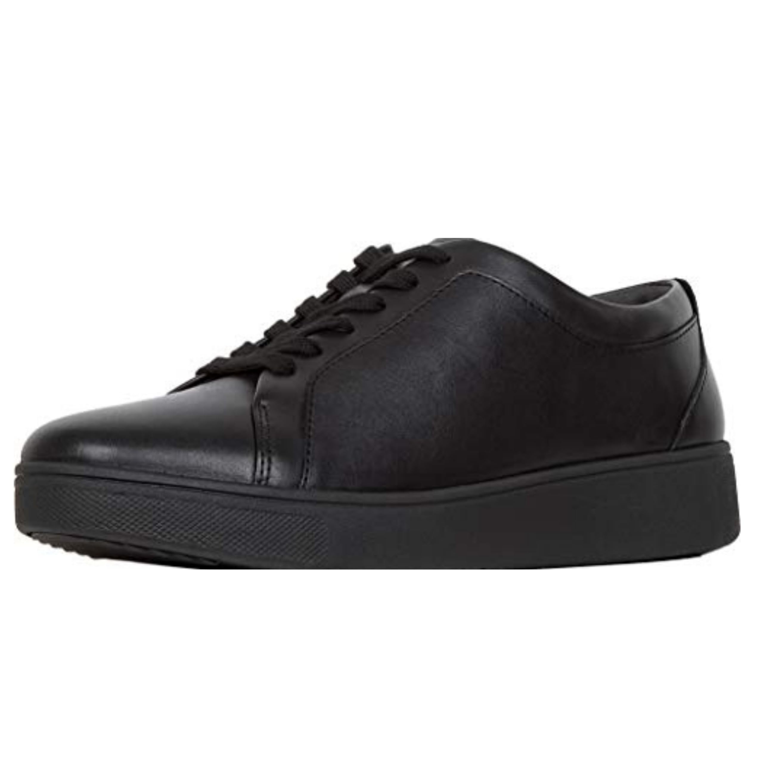 FitFlop Rally Leather Sneakers for Women - Comfortable Walking Shoes with Arch Support - Perfect for Casual Wear, Travel & Everyday Use