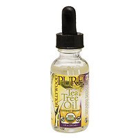 Hollywood Beauty 100% Pure Tea Tree Essential Oil - 1.0oz (30ml) for Skin Care, Acne Treatment & Hair Growth - Perfect for Aromatherapy, DIY Beauty Products & Home Remedies