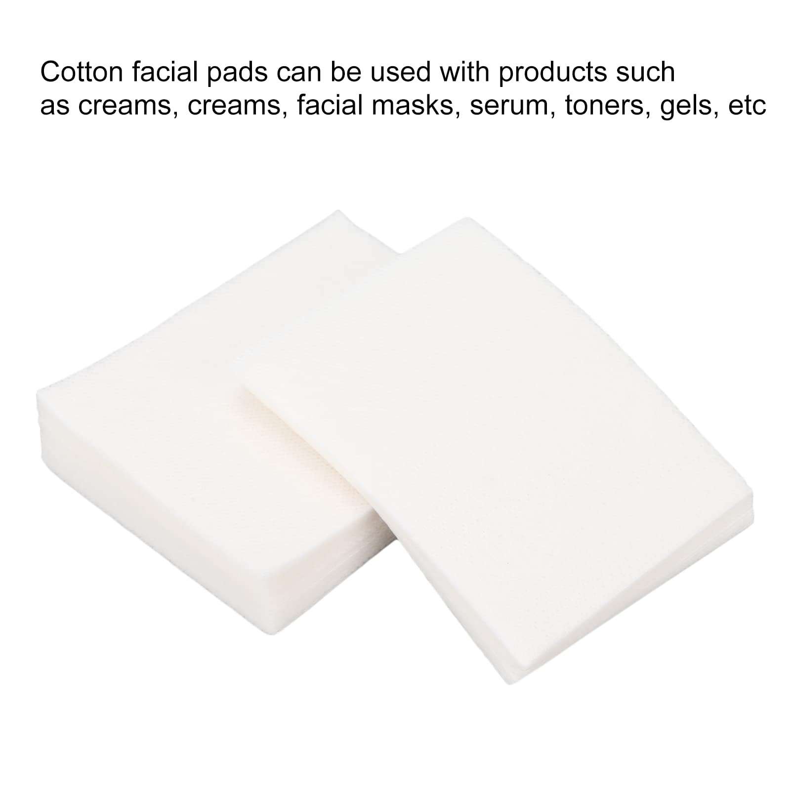 Organic Cotton Facial Rounds 80 Count - Soft Reusable Makeup Remover Pads for Gentle Cleansing, Exfoliating & Skincare - Eco-Friendly & Hypoallergenic for Sensitive Skin